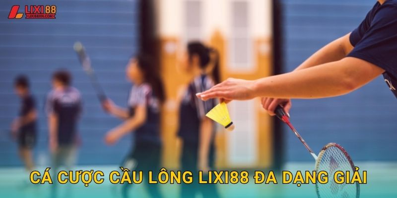 Cá cược cầu lông Lixi88 đa dạng giải